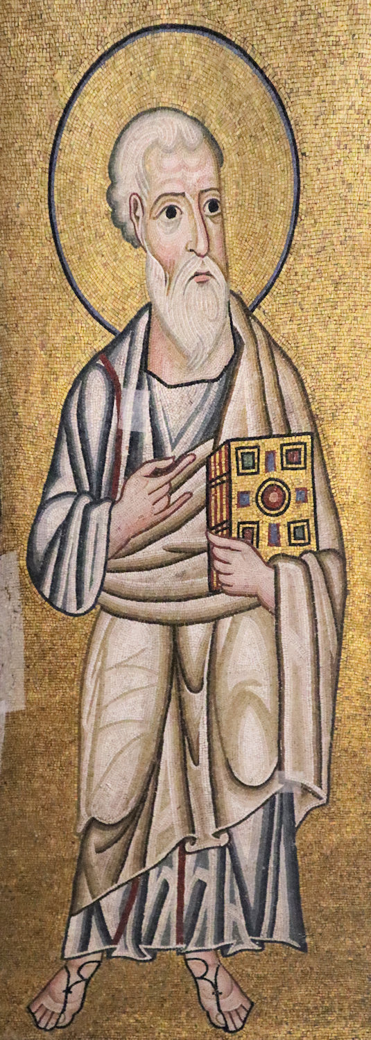 Mosaik im Katholikon des Lukas-Kloster bei Stiri in Boötien