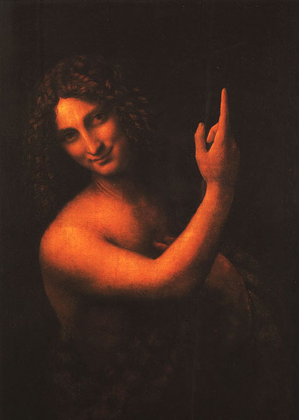 Leonardo da Vinci: Johannes, 1513 - 16, Musée du Louvre in Paris