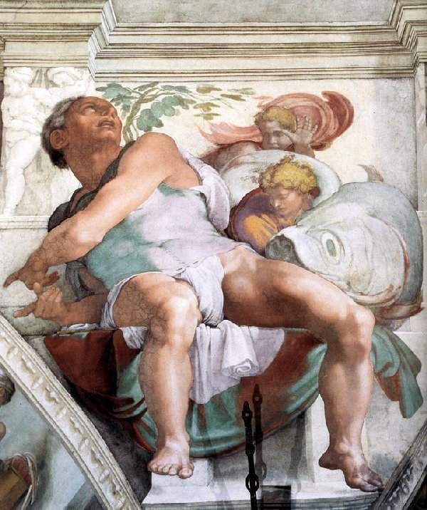 Michelangelo: Fresko, 1511, in der Sixtinischen Kapelle in Rom