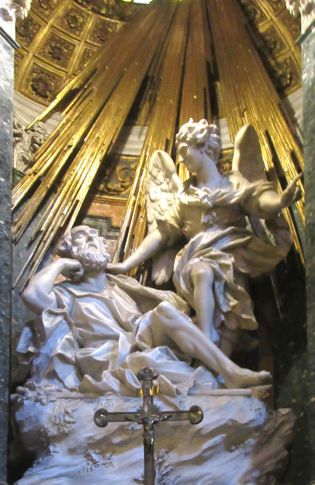 Lorenzo Bernini: Josephs Traum, 1647 bis 1652, in der Kirche Santa Maria della Vittoria in Rom