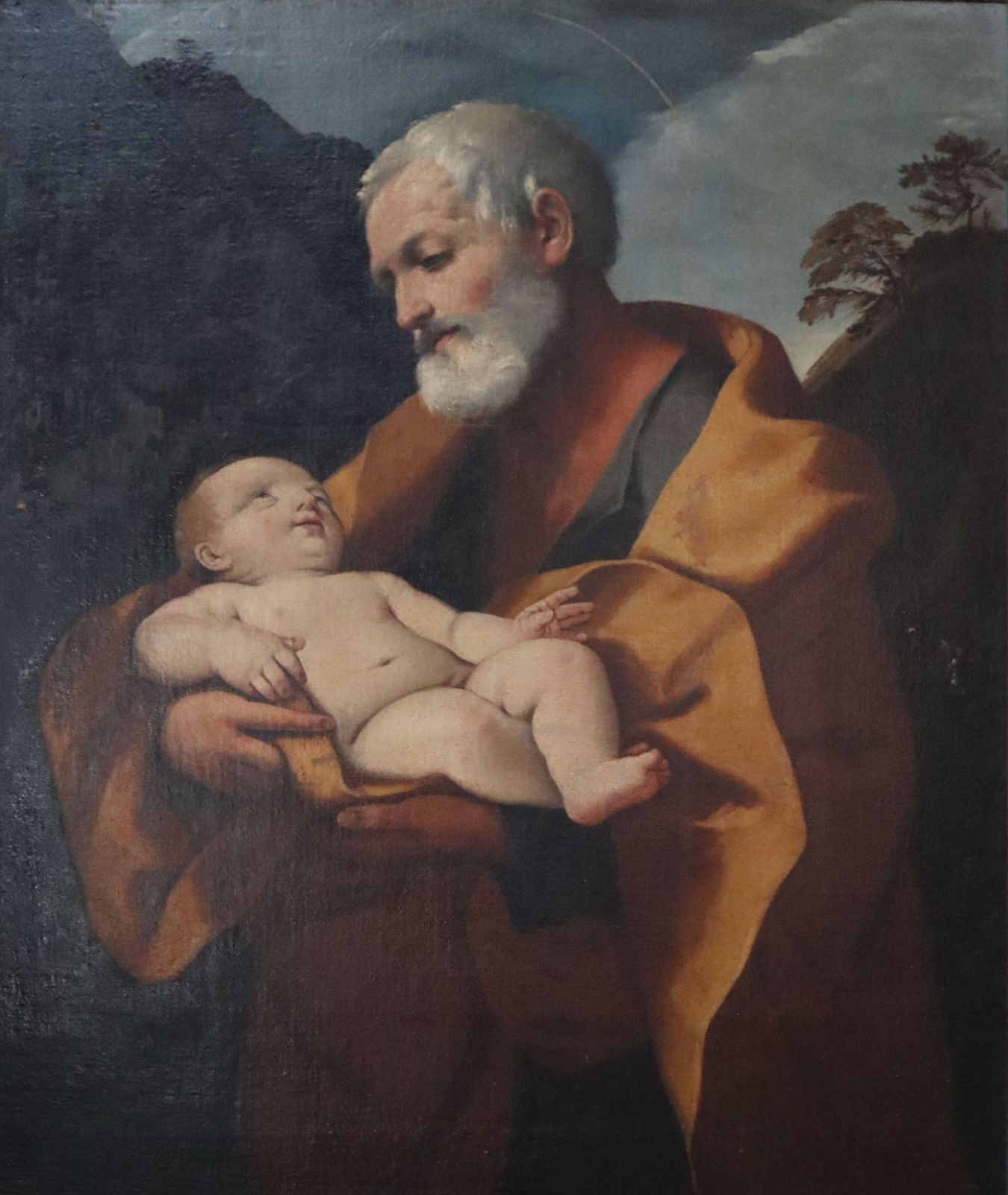 Guido Reni: Joseph mit dem  Jesuskind, um 1625, in der Kirche Santi Giovanni e Paolo in Venedig