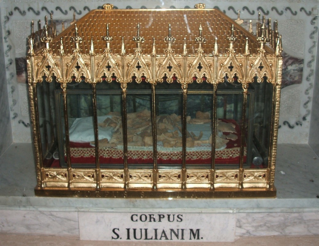 Reliquien in der Kathedrale Santa  Maria Assunta in Sora