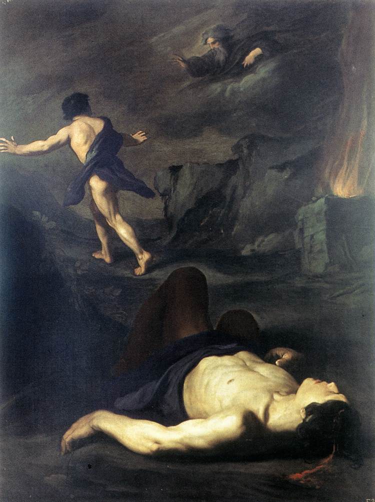 Pietro Novelli (1603 - 1647): Kain und Abel nach dem Mord, Galleria Nazionale d'Arte Antica in Rom