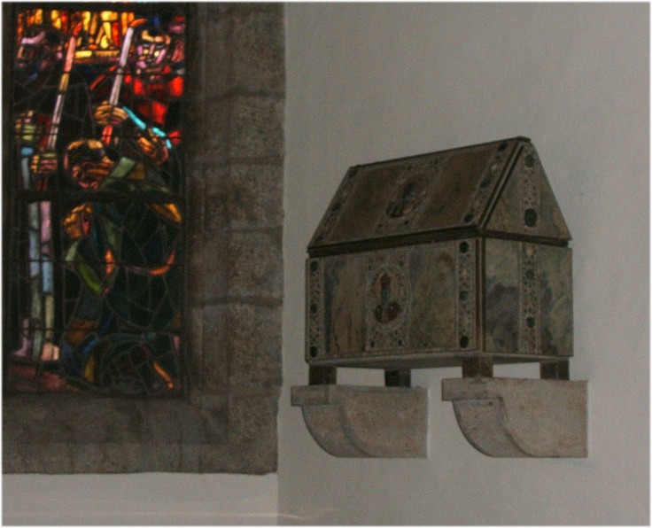 Reliquien von Karl Lwanga und seinen Gefährten in der Basilika in St-Maurice