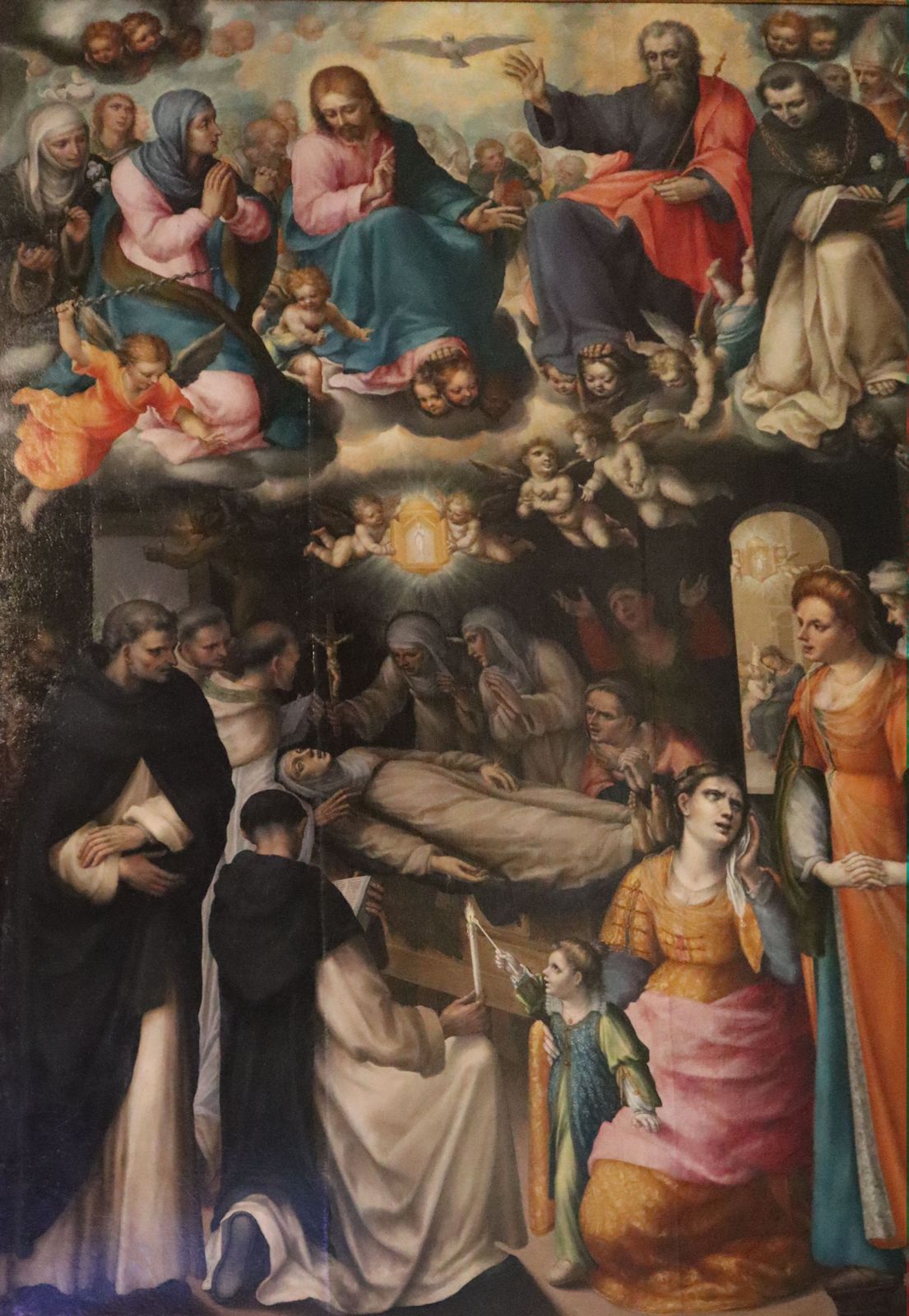 Crescenzio Gambarelli: Katharinas Tod, 1602, in der Basilika San Domenico in Siena