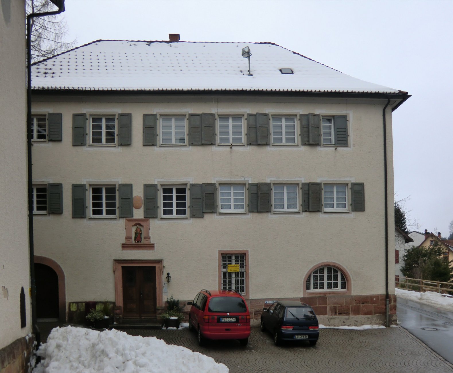 Wallfahrtspfarrhaus in Triberg im Schwarzwald