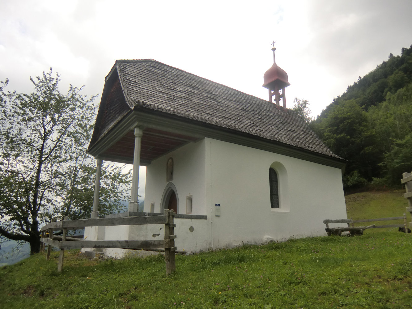 Die 1700 gebaute Kapelle an der Stelle von Konrad Scheubers Einsiedelei auf dem Bettelrüti bei Altzellen