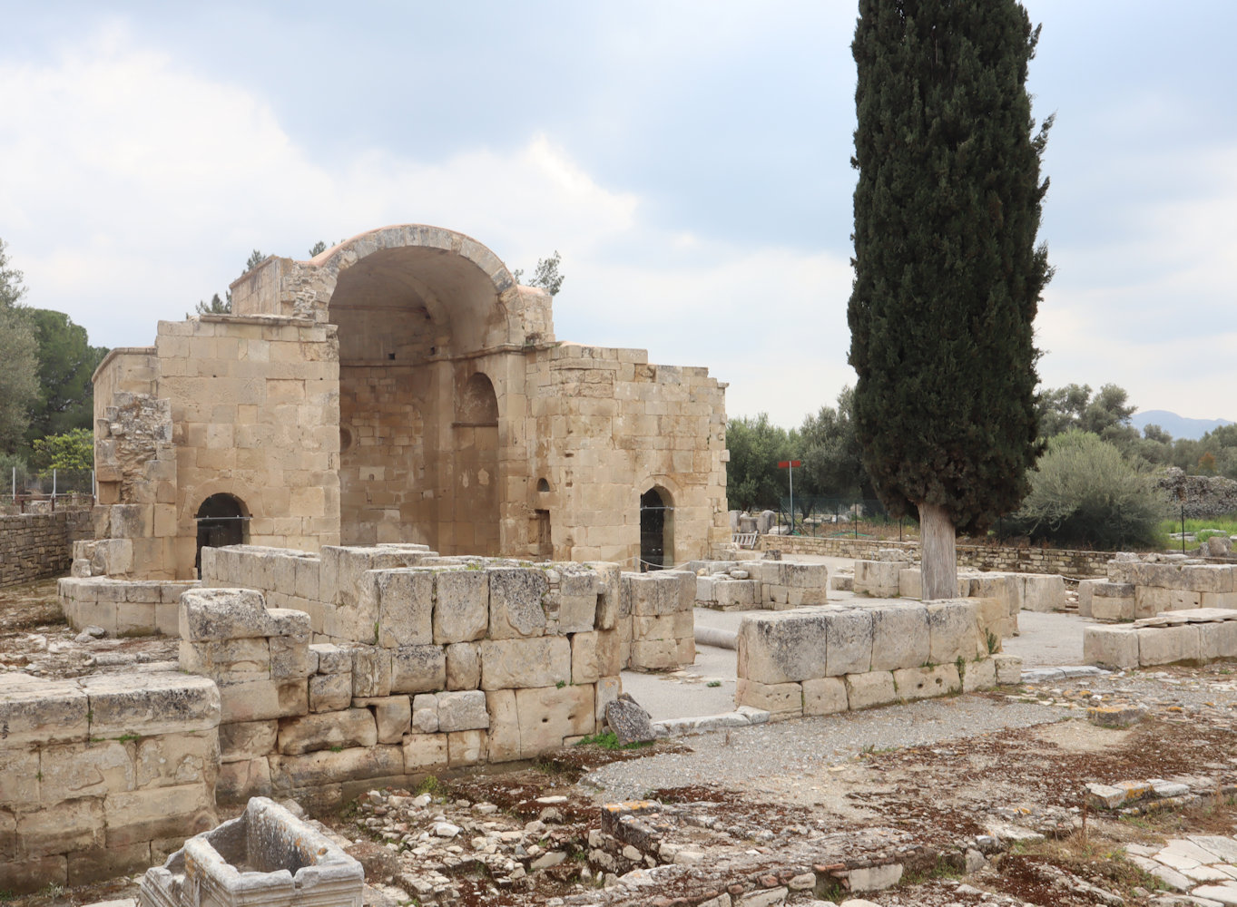 Ruinen der „Titusbasilika” von Gortyna