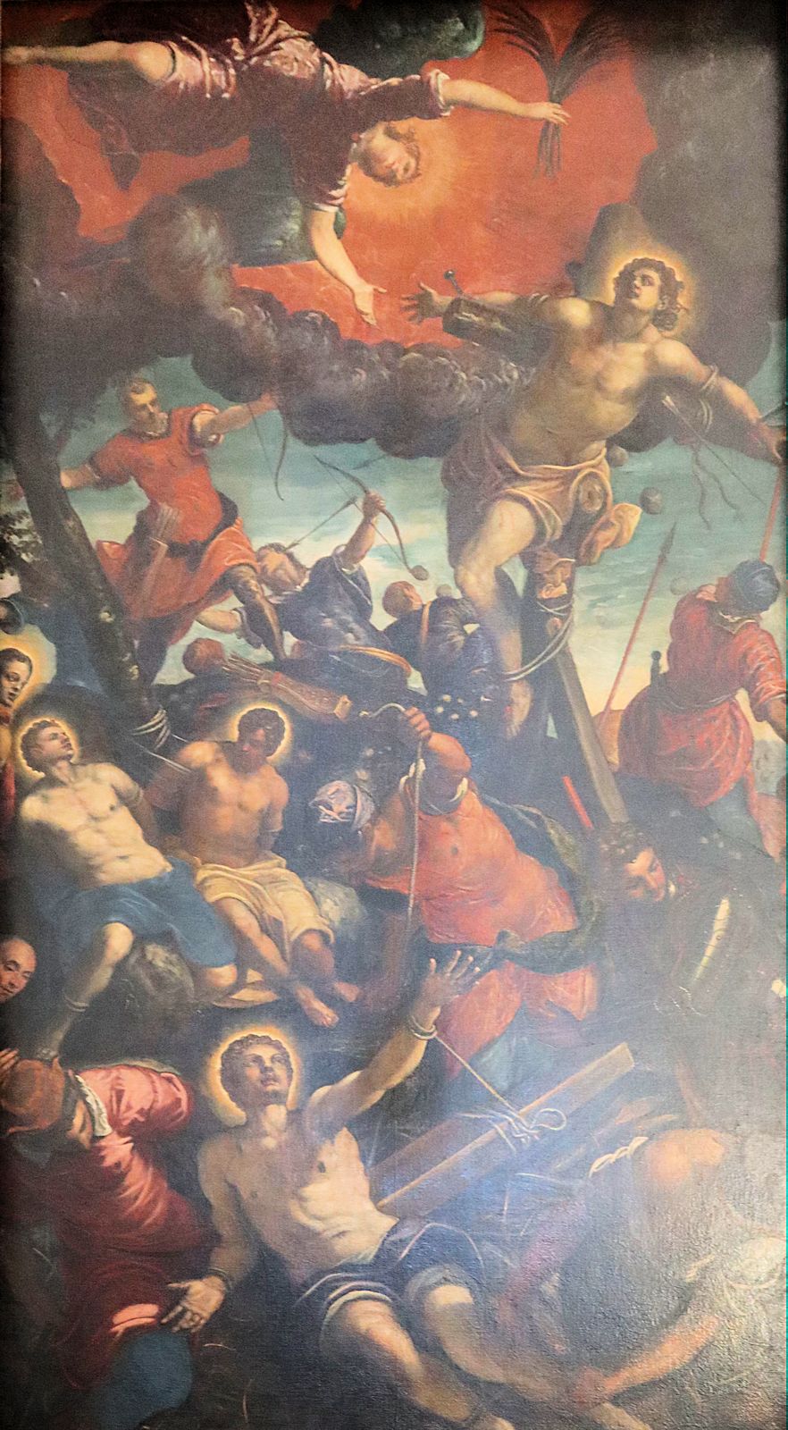 Jacopo und Domenico Tintoretto: Das Martyrium von Kosmas und Damian, um 1600, in der Kirche San Giorgio Maggiore in Venedig