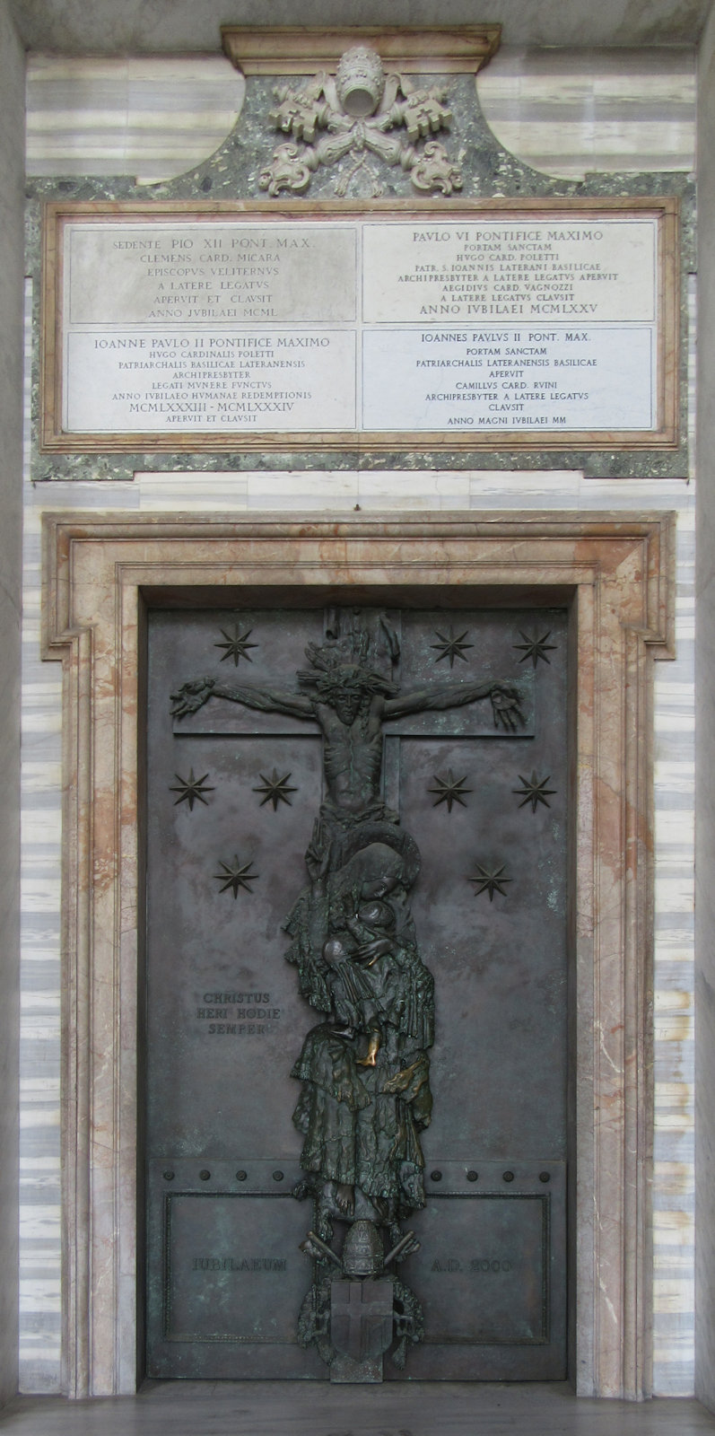 Die „heilige Pforte” der Erzbasilika San Giovanni in Laterano