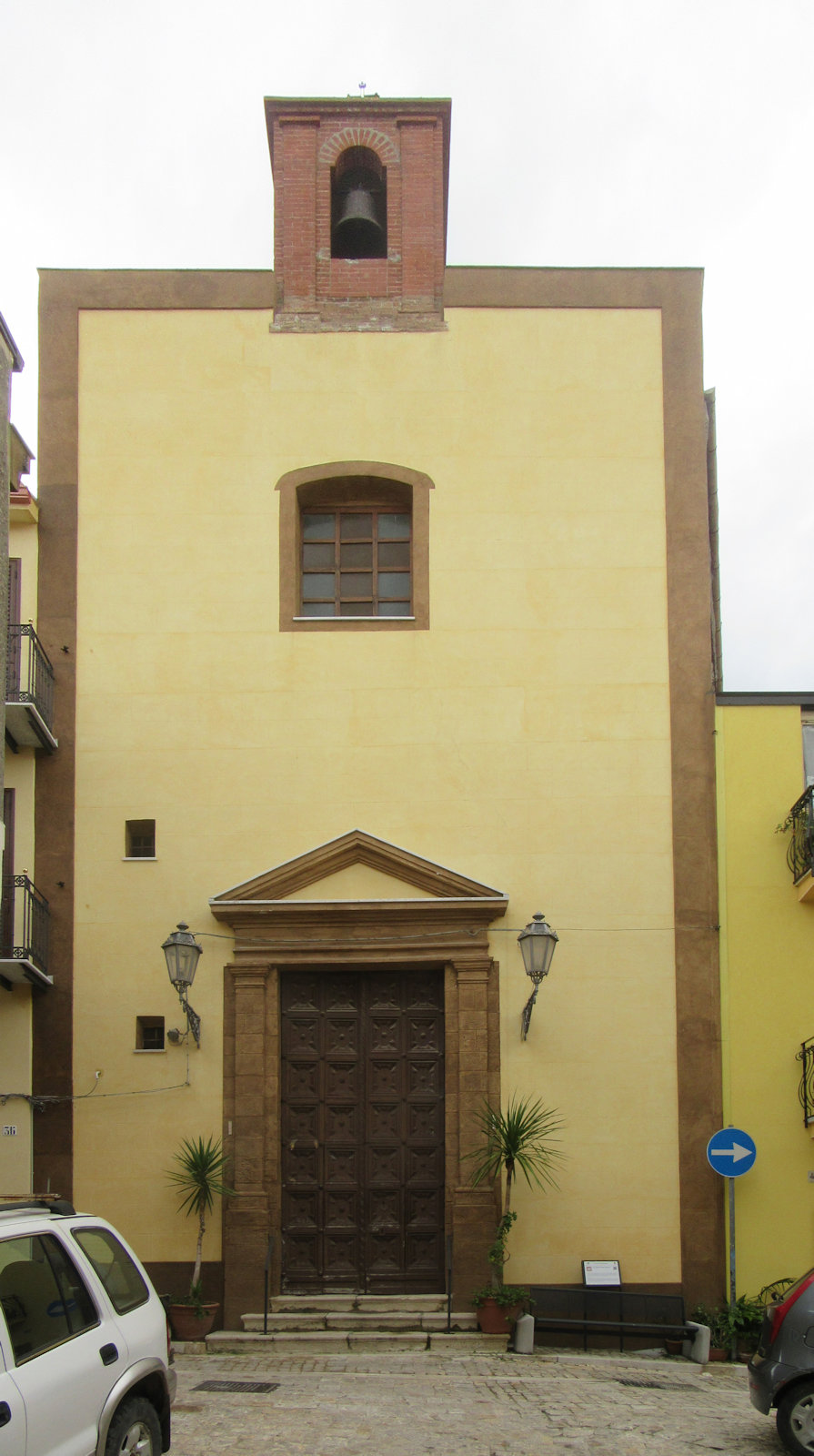 die Leo Lukas geweihte Kirche in Corleone, angeblich an der Stelle seines Elternhauses