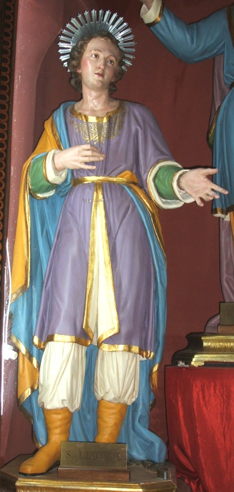 venezianische Schule: naive Statue von Leontius, in der Kathedrale in Oria