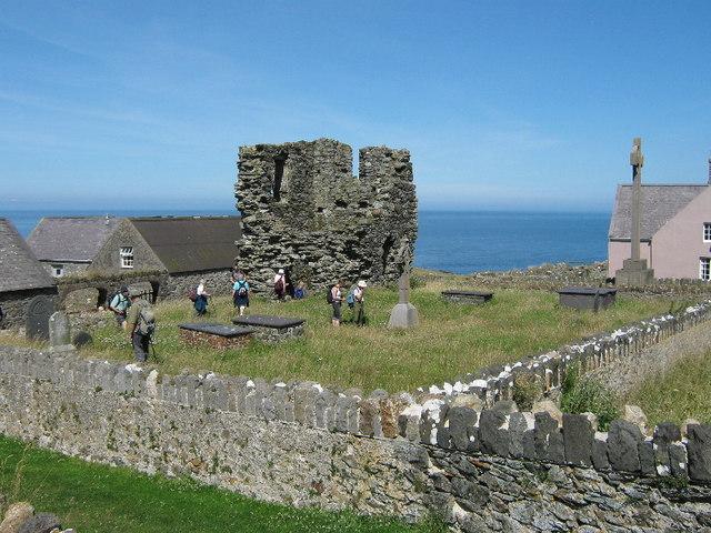 Ruinen des Klosters St Marys auf Bardsey