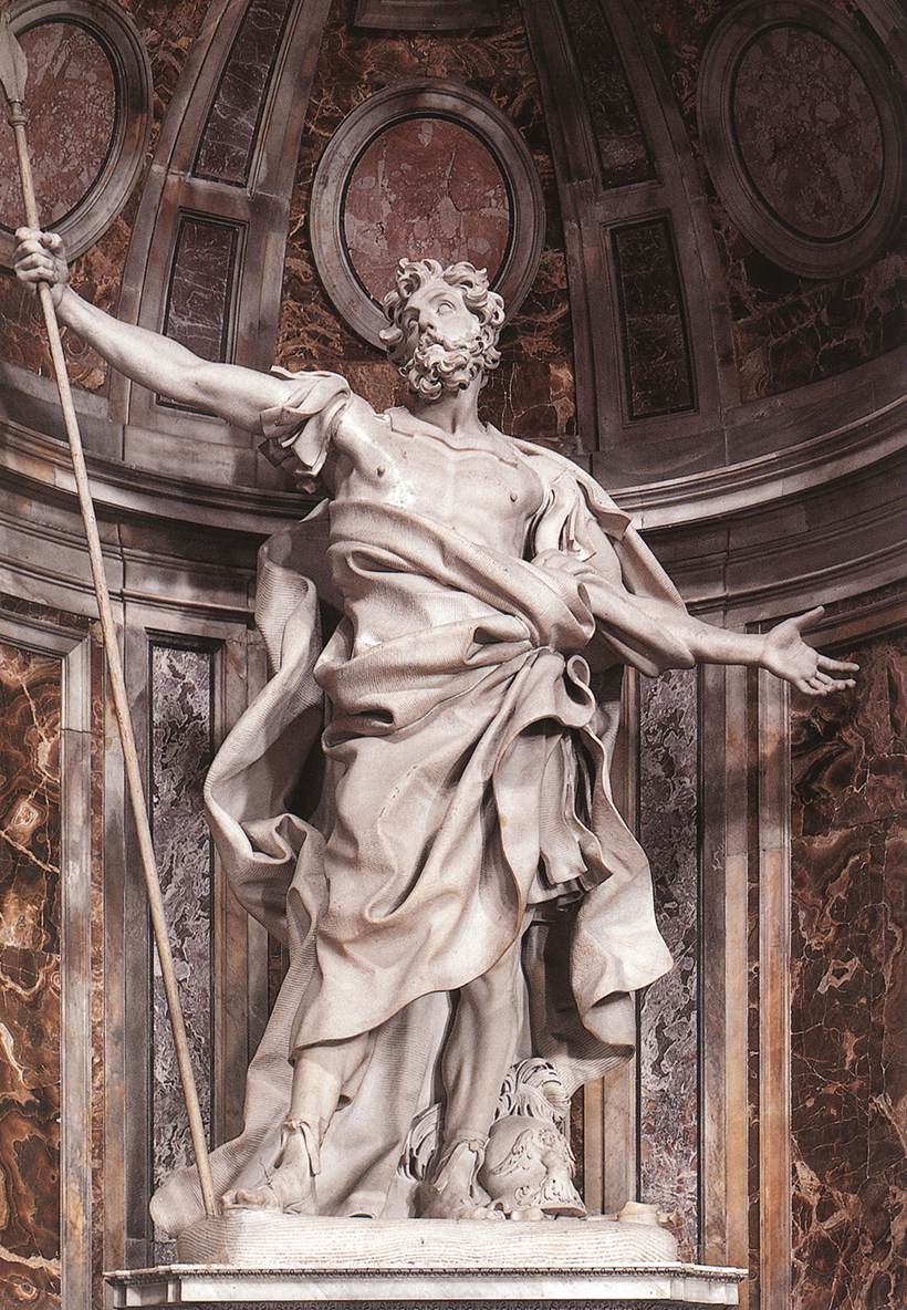 Gian Lorenzo Bernini: Marmorstatue, 1631-1638, in der Peterskirche in Rom