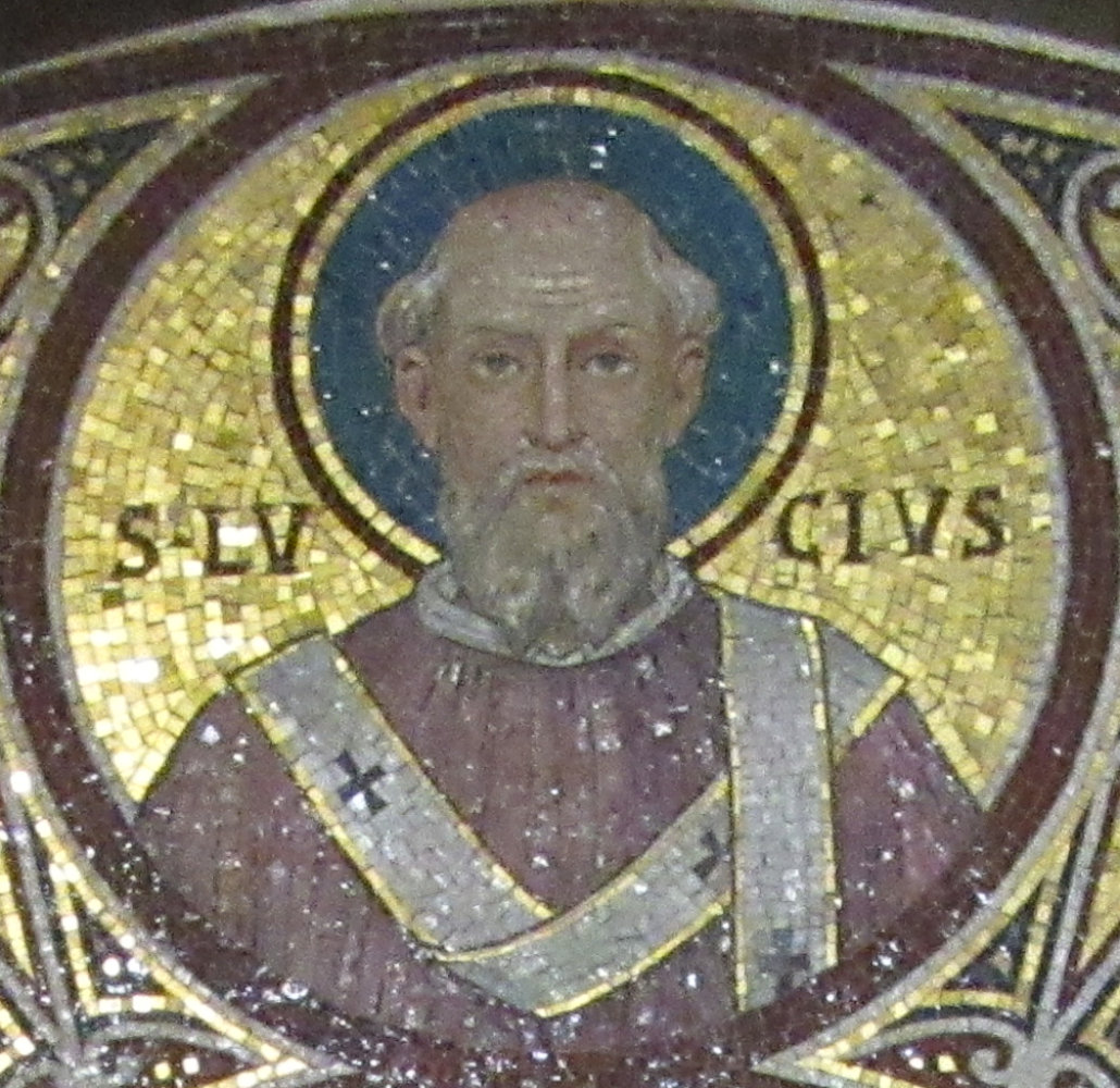 Giovan Battista Giovenale: Mosaik, 1899 - 1901, in der Krypta der Basilika Santa Cecilia in Trastevere in Rom