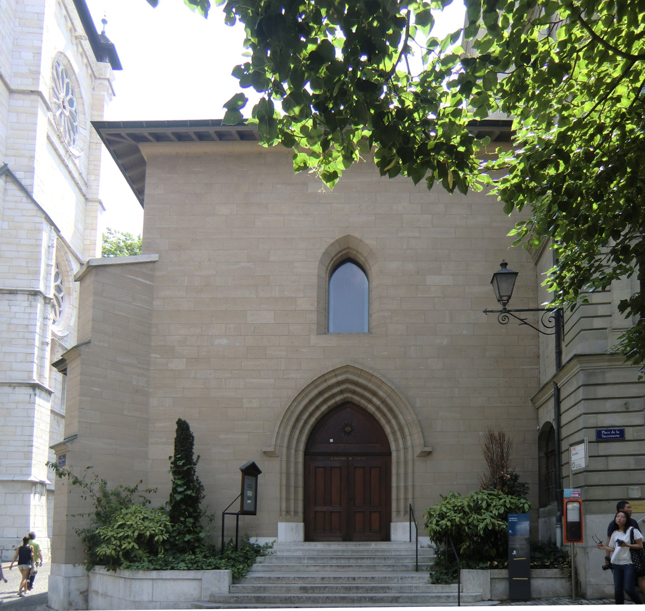 Calvins Auditorium in Genf, später Kirche der italienischen Flüchtlingsgemeinde