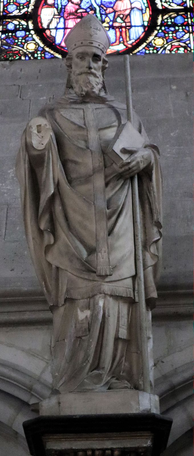 Statue, 19. Jahrhundert, in der Kathedrale in Troyes