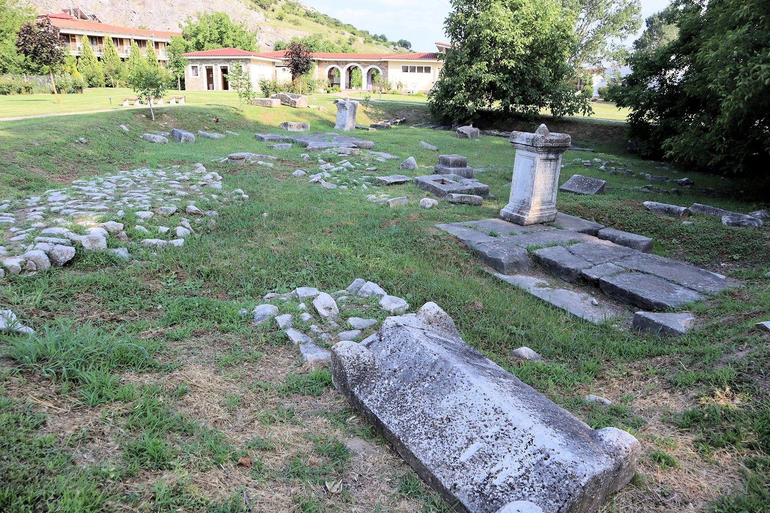 Reste der frühen Lydia-Kirche am Bach bei Philippi