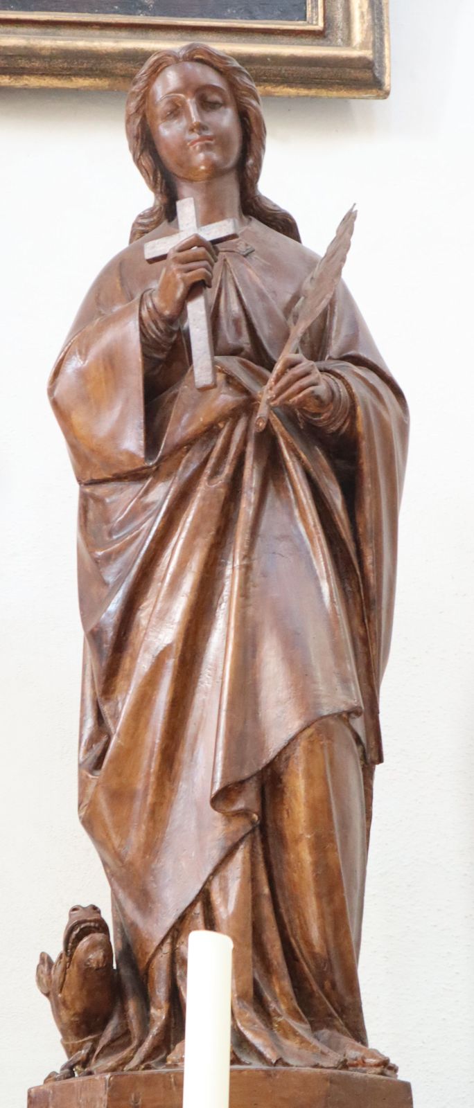 Statue in der Kirche St. Jakob in Bamberg