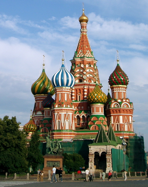 Die Maria-Schutz-und-Fürbitte-Kathedrale am Graben in Moskau