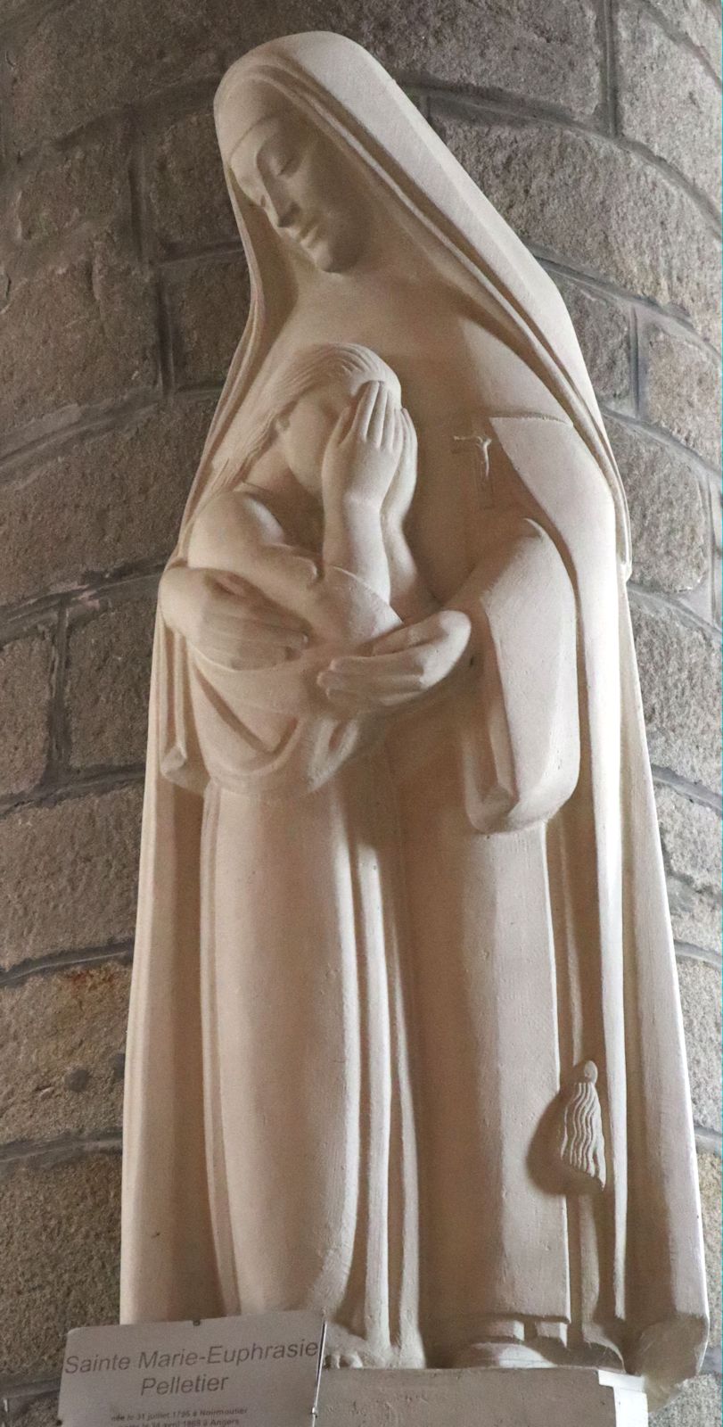 Statue in der Kirche Saint-Philibert in Noirmoutier