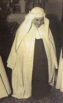 María Felicia de Jesús Sacramentado bei der Einkleidung