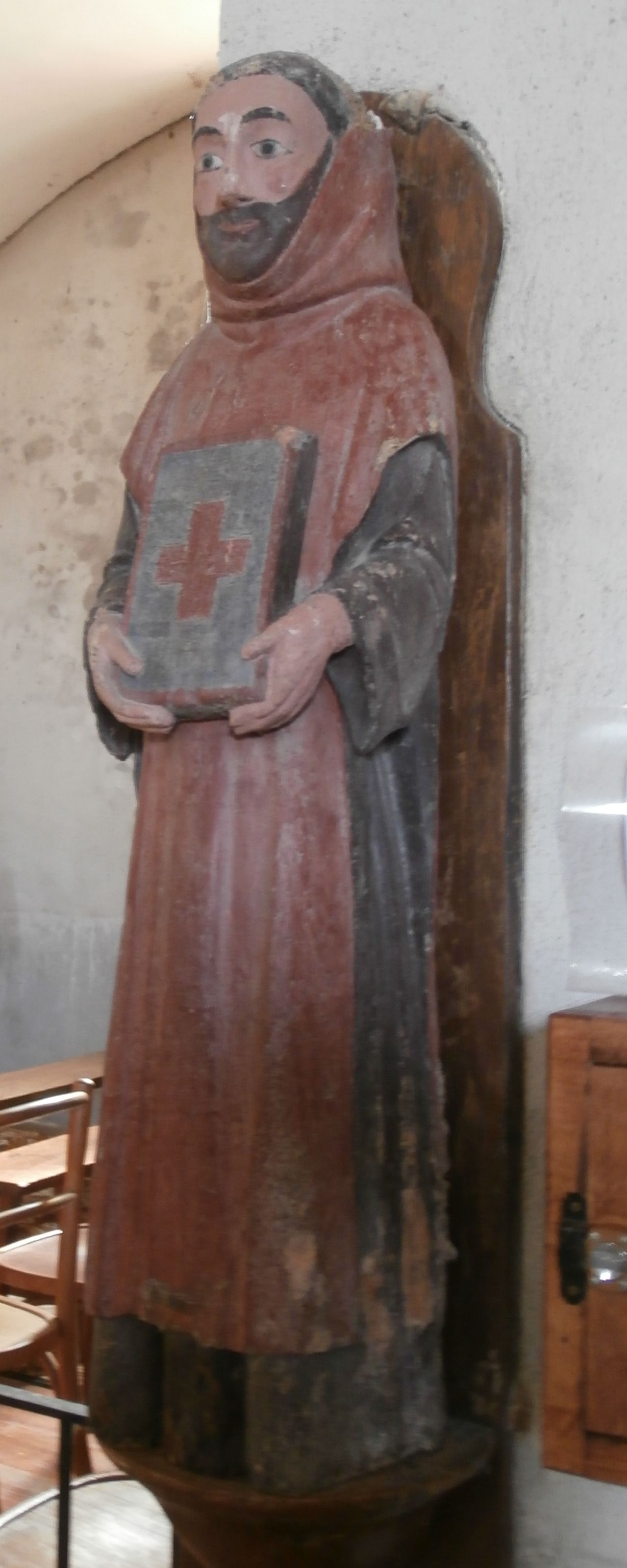 Statue in der Marianus geweihten Kirche in St-Marien