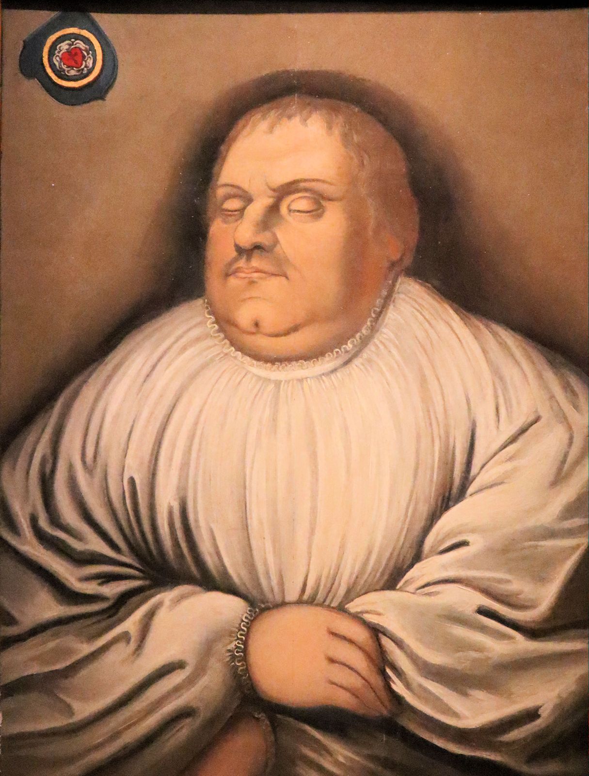Totenbildnis, 1546, im Lutherhaus in Wittenberg