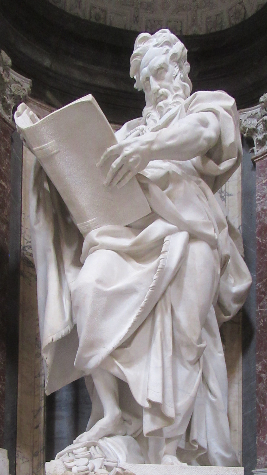 Camillo Rusconi: Statue, 1715, in der Basilika San Giovanni in Laterano in Rom