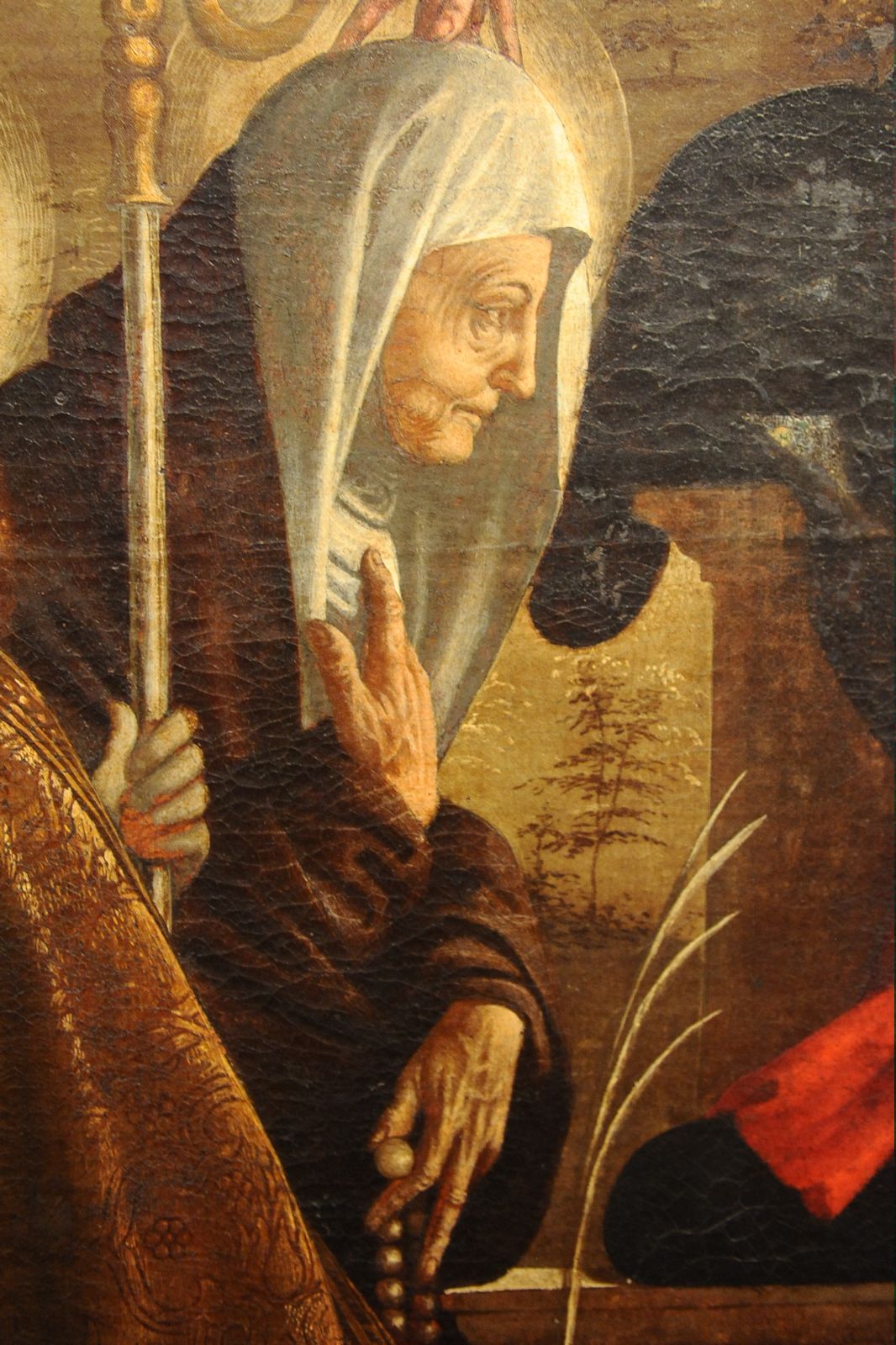 Giovanni Francesco Caroto: Altarbild (Ausschnitt), um 1540, im Diözesamuseum in Trient