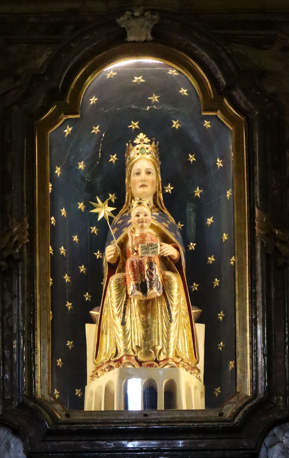 „Sternenmadonna” in der Kirche Santa Maria in Betlem im Vorort Borgo in Pavia
