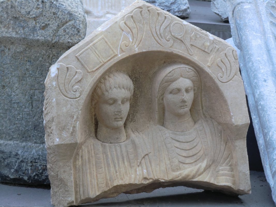 Skulptur im Archäologischen Museum in Kütahya in der Türkei