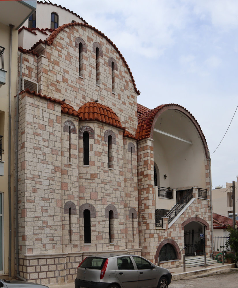 Milos geweihte Kirche im Vorort Mesa Agia in Patras