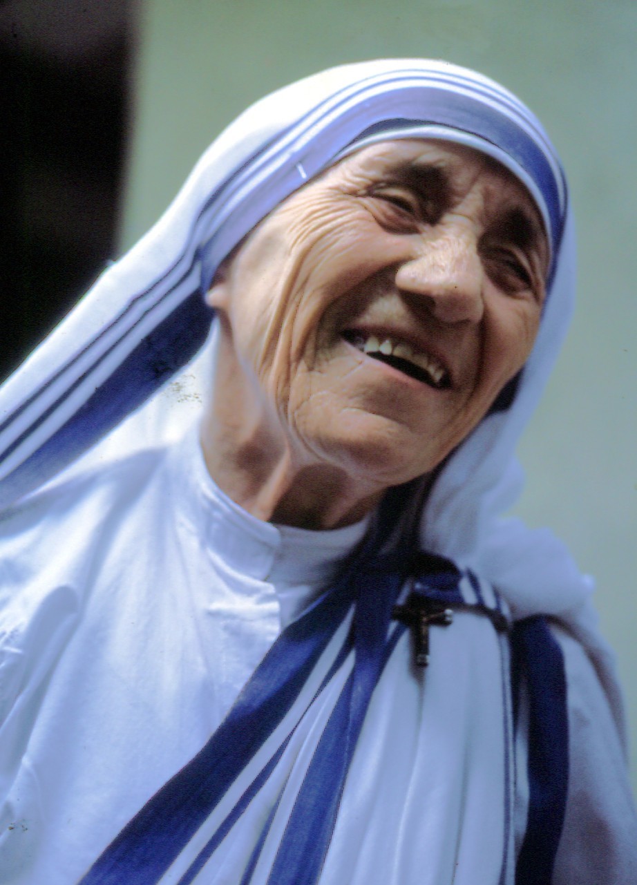 Mutter Teresa am 10. Dezember 1985 in Rom