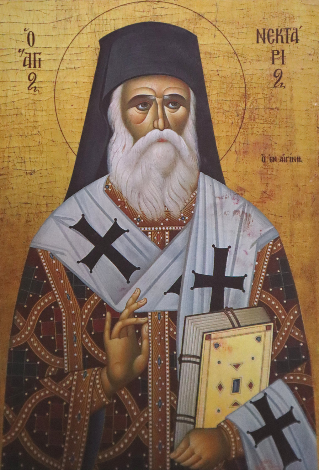 Ikone in der neuen Menas-Kathedrale in Iráklio auf Kreta