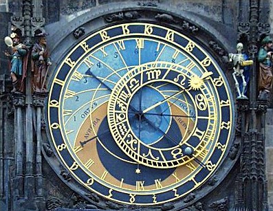 Astronomische Uhr am Altstädter Rathaus in Prag