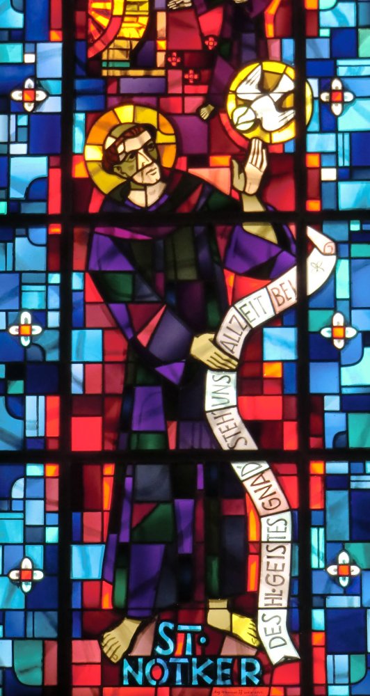Glasfenster in der Kirche in Jonschwil