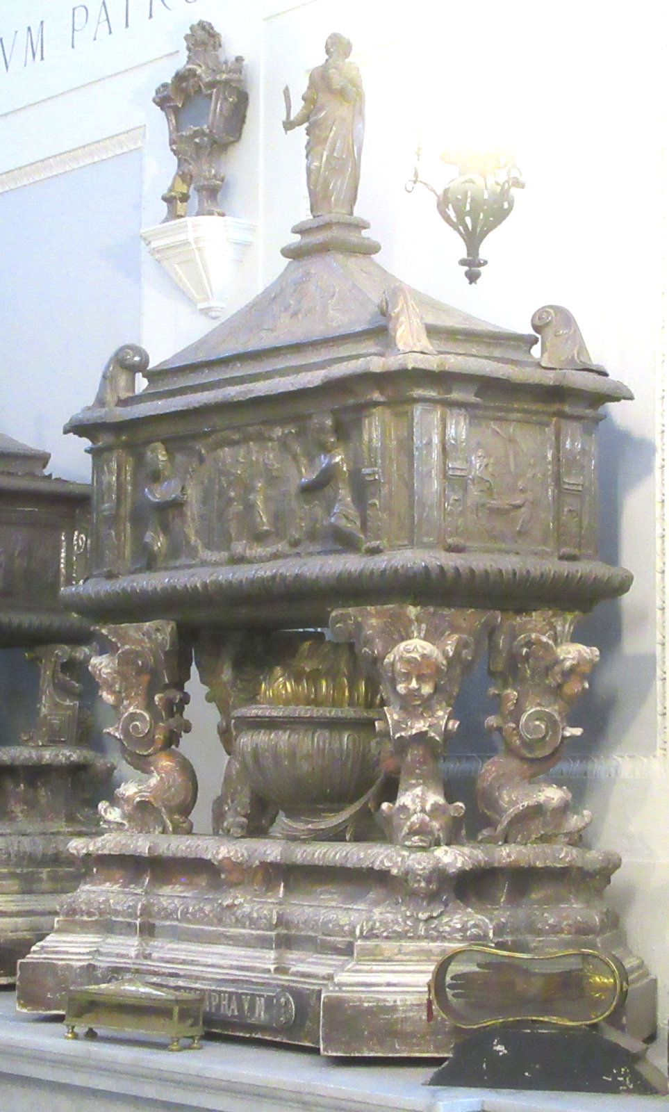 Reliquiar in der Kathedrale in Palermo