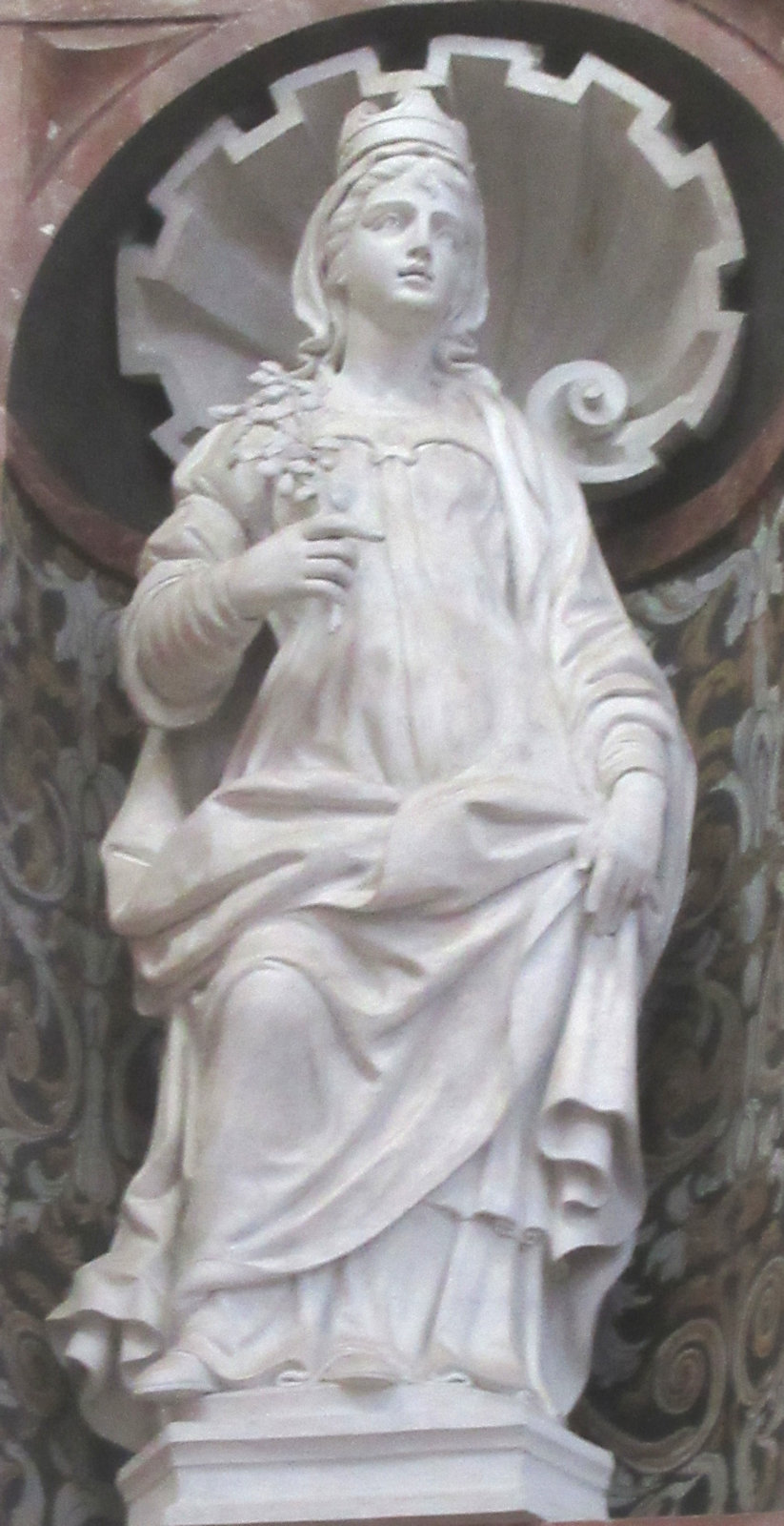Statue in der Kirche del Gesù in Palermo