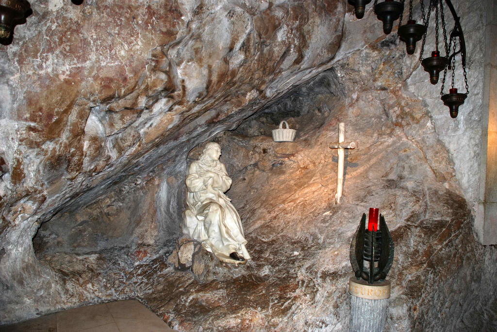 die „Heilige Grotte” des Klosters bei Subiaco