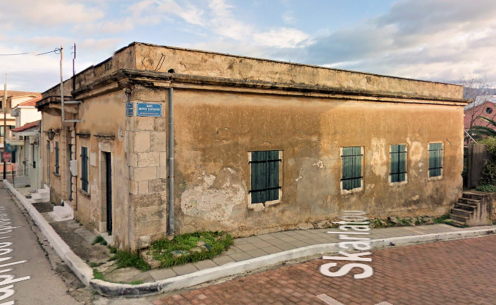 Reste des Hauses von Ioannis Geroulanos mit Paisios / Panagis' Zimmer in Lixouri
