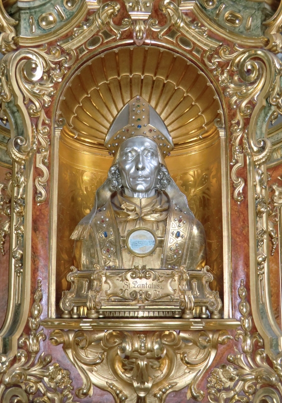 Pantalus-Reliquie in der Klosterkirche Mariastein