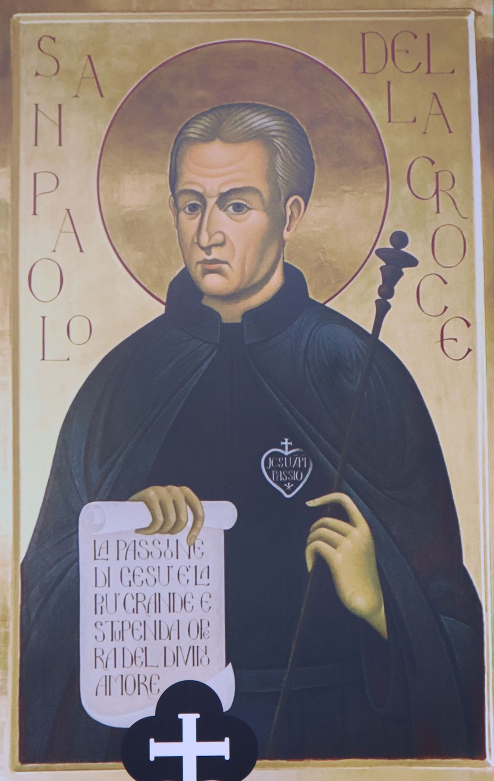 Bild einer Ikone am Kloster der Passionisten nahe Ceccano bei Frosinone
