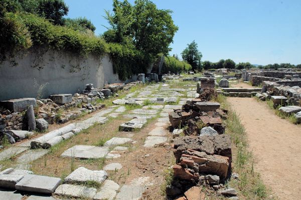 Via Egnatia in den Ausgrabungen von Philippi