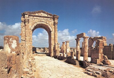Das Hadrianstor von Tyrus, errichtet im 1. Jahrhundert