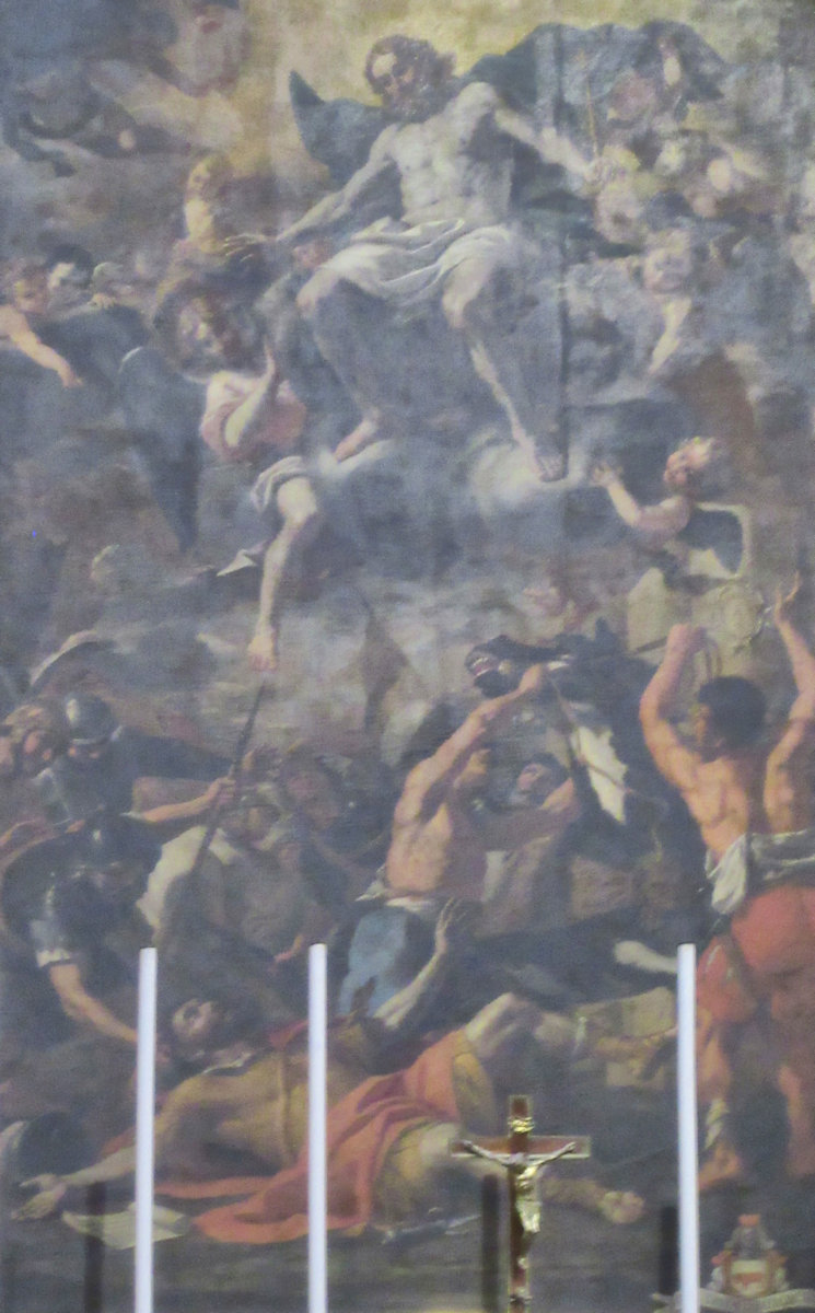 Matti Pretti: Saulus' Bekehrung, um 1663, in der Kathedrale in Mdina auf Malta