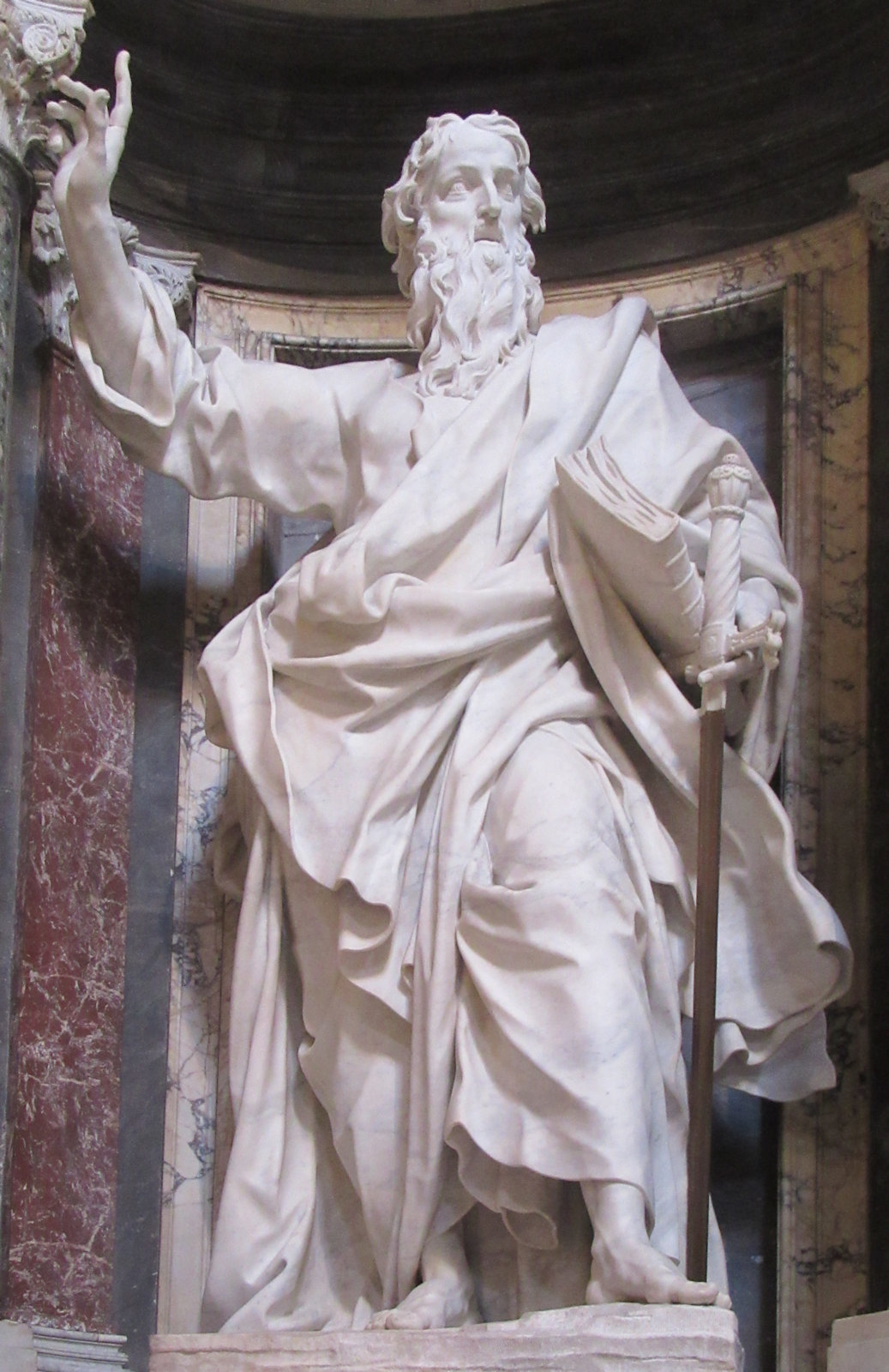 Pierre-Étienne Monnot: Statue, 1705 - 1711, in der Basilika San Giovanni in Laterano in Rom