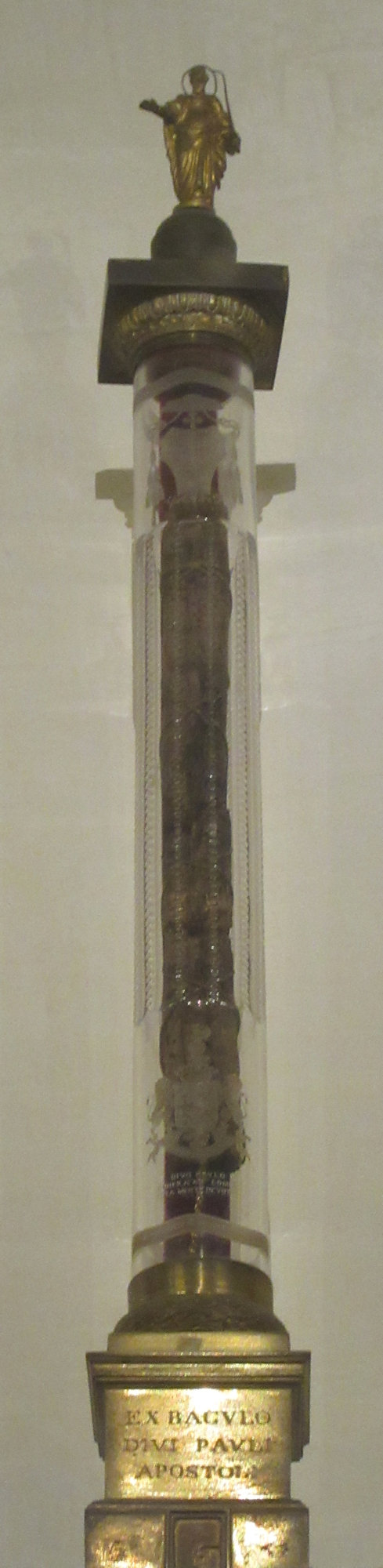 Paulus' Stab, im Museum der Kirche San Paolo fuori le Mura in Rom