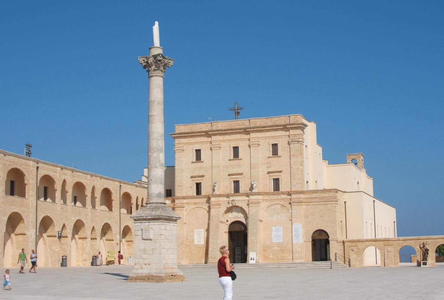Santuario „De Finibus Terrae” an der Stelle des alten Minerva-Tempels in Santa Maria di Leuca