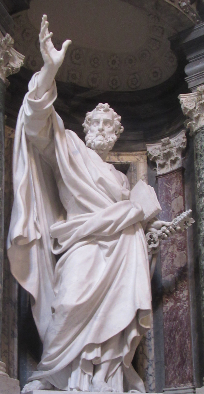 Pierre-Étienne Monnot: Statue, 1705 - 1711, in der Basilika San Giovanni in Laterano in Rom